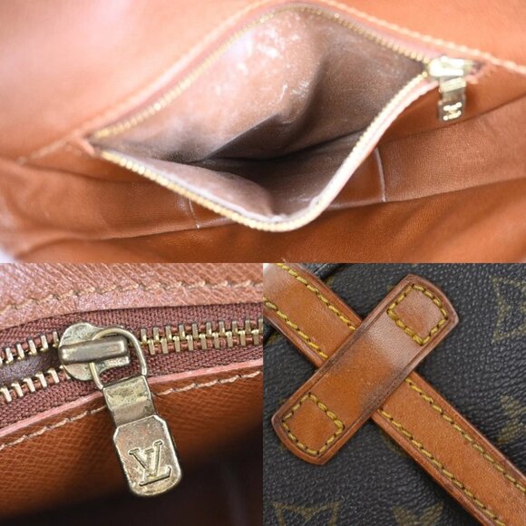 LOUIS VUITTON Chantilly PM Shoulder Bag Monogram Leather Brown - Picture 15 of 16